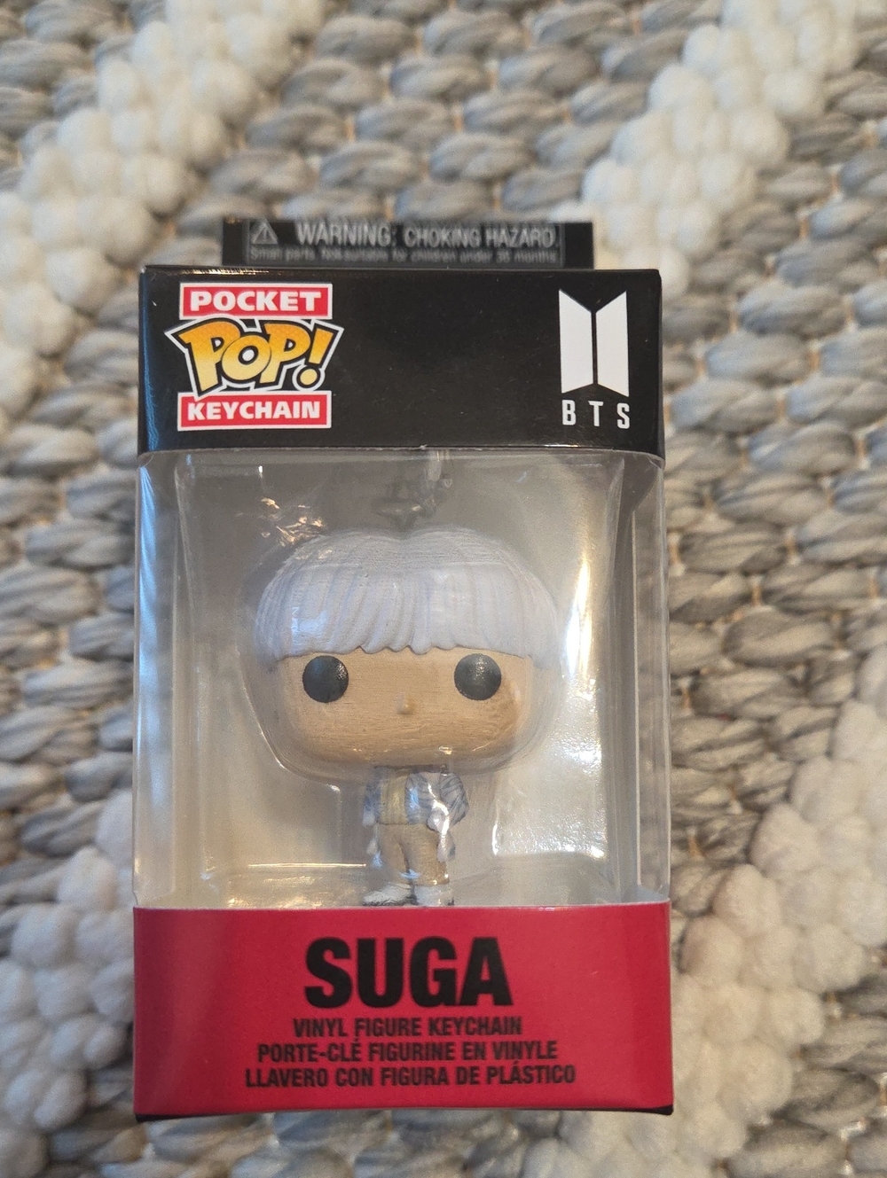 Funko Pocket Pop! Keychain SUGA - Black, Pink